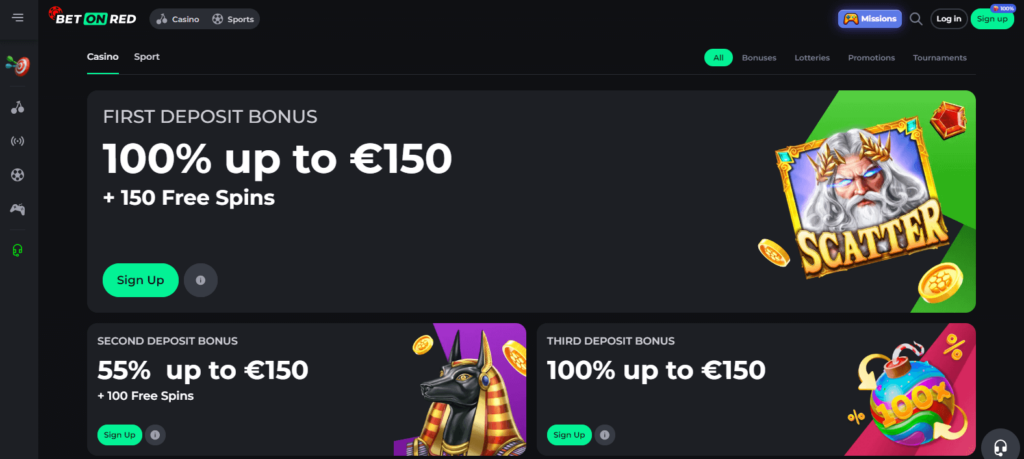 BetOnRed Online Casino Bonus