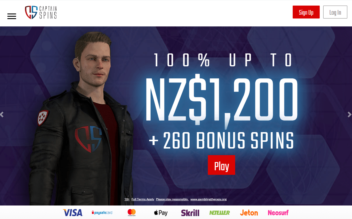 Captain Spins Online Casino
