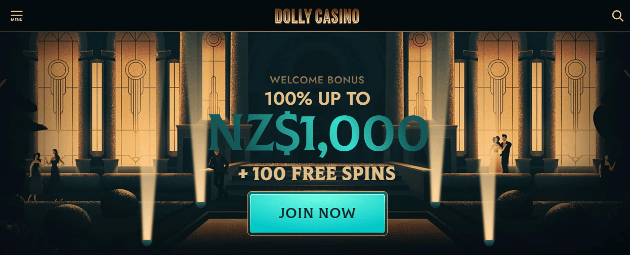 dolly casino lobby screenshot nz