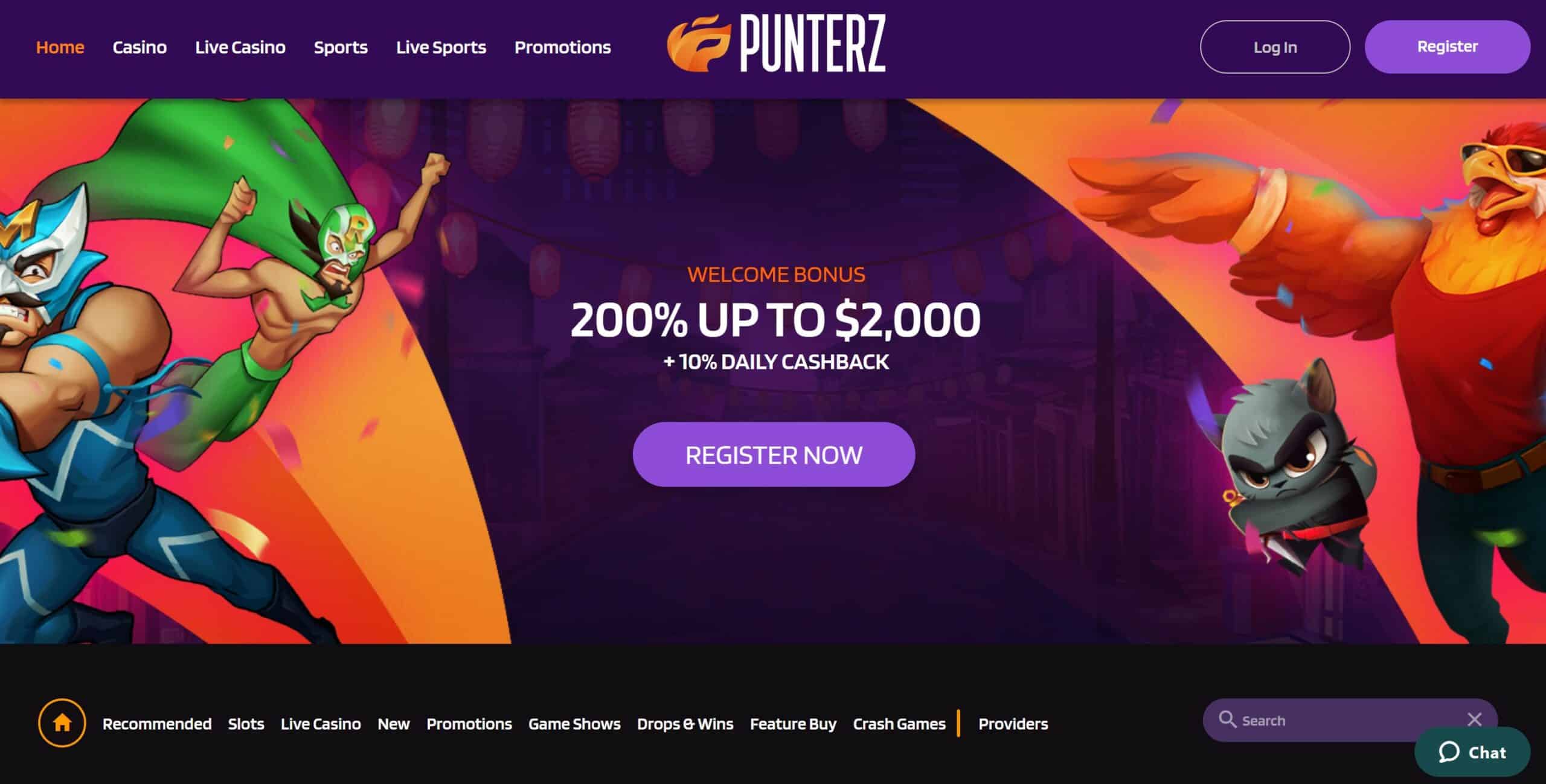 Punterz Online Casino