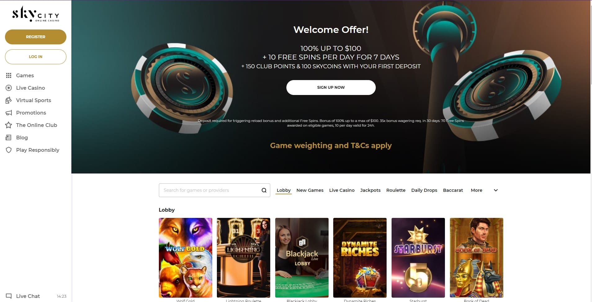 SkyCity Online Casino