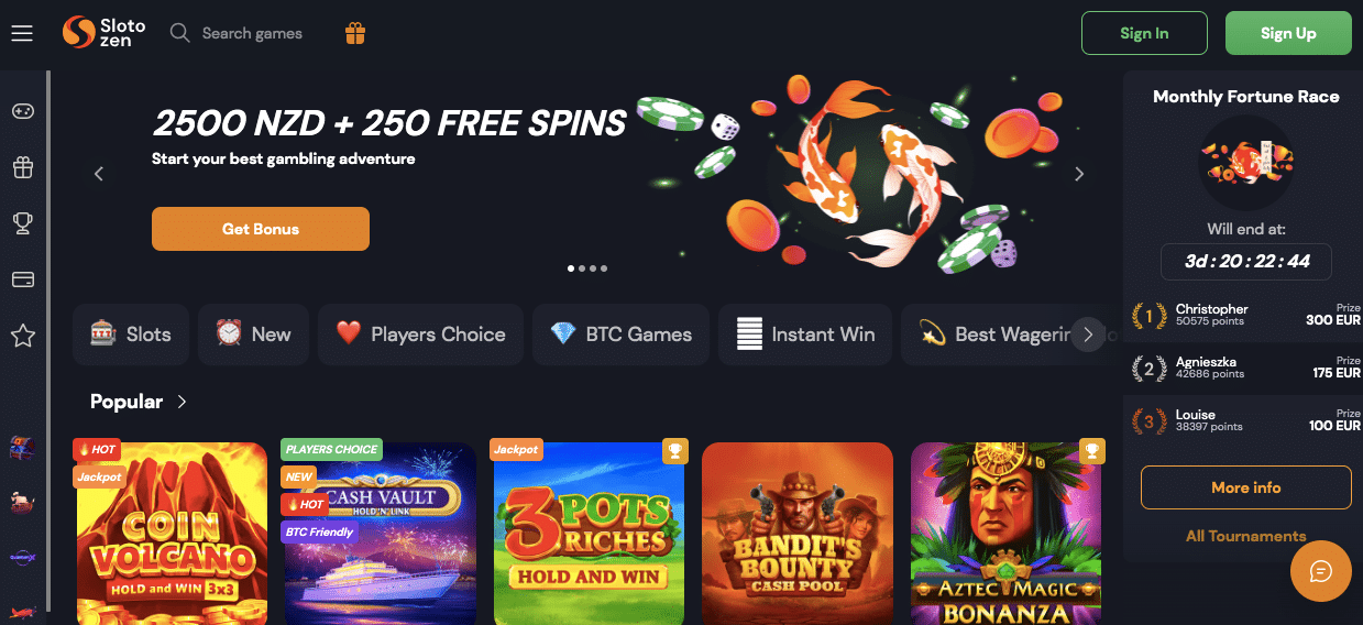 Slotozen Online Casino