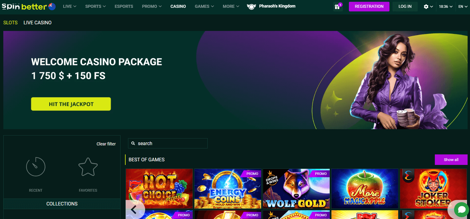 SpinBetter Online Casino